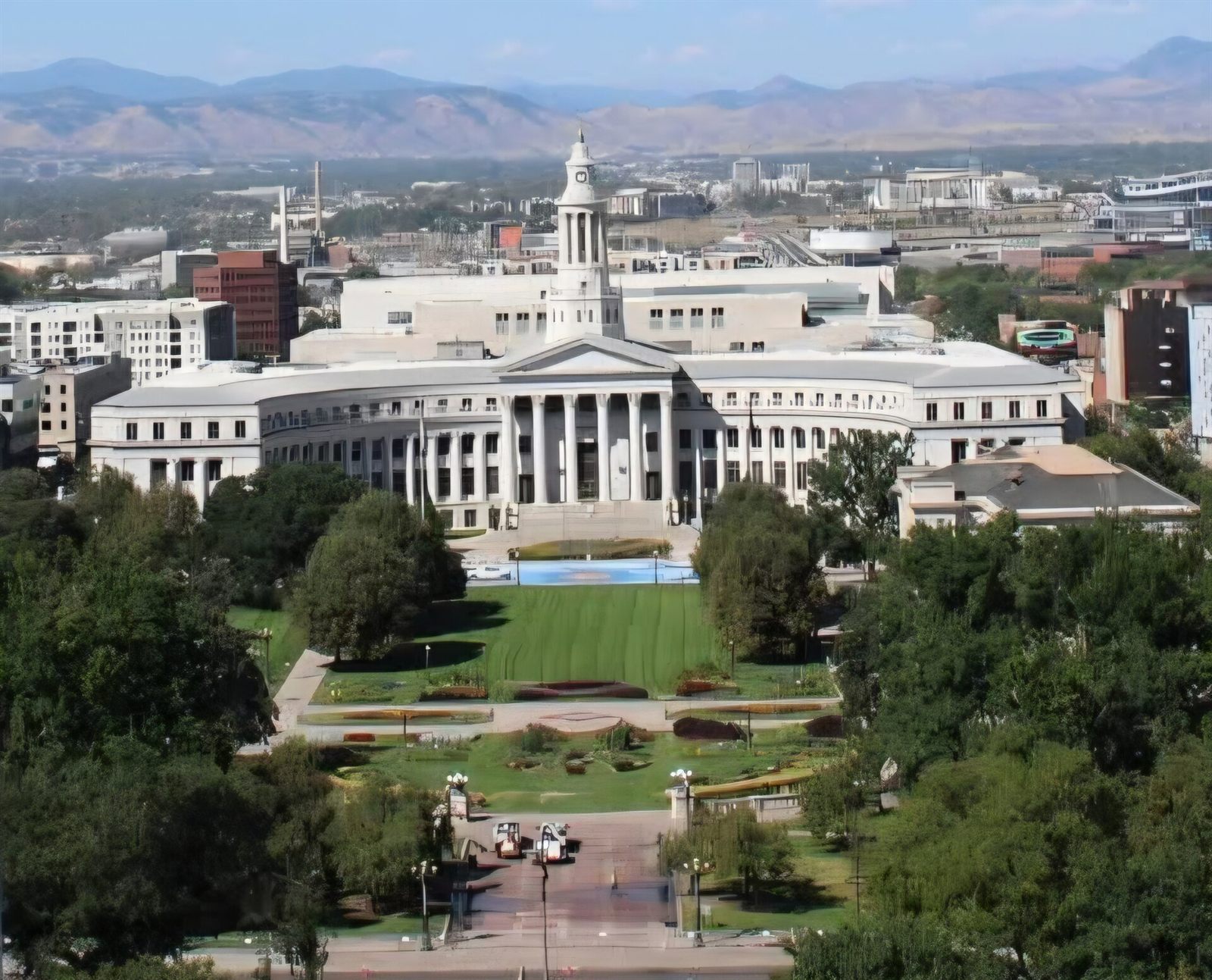 A civic building where public records are kept